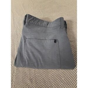 Callaway Golf Pants Men Size 36 Flat Front Performance Gray 28" Actual Inseam